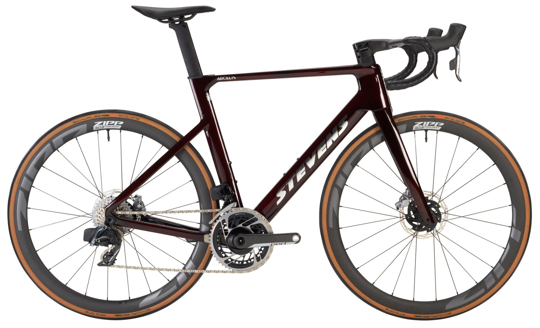 Stevens Arcalis Custom Bikes Dark Lava Red